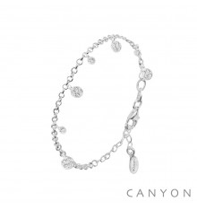 CANYON-Argent 925-bracelet-bijoux totem. 