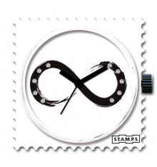Stamps-infinity diamond-cadran-montre-swarovski-bijoux totem.