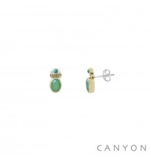 canyon-boucles d'oreilles-puces-argent 925-bijoux totem.