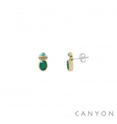 canyon-puces-boucles d'oreilles-argent 925-bijoux totem.