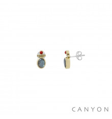 canyon-puces-boucles d'oreilles-argent 925-bijoux totem.