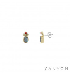 canyon-puces-boucles d'oreilles-argent 925-bijoux totem.