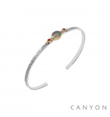 canyon-bracelet-jonc-argent 925-labradorite-bijoux-totem.fr