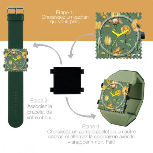 Cadran de montre Babette, Marque Stamps | Bijoux Totem