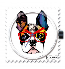 stamps-mr dog-cadran-montre-bijoux totem