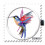 stamps-humming bird-cadran-montre-bijoux totem