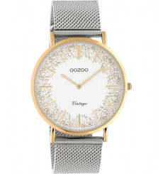 oozoo-montre-femme-maille milanaise-silver-bijoux totem