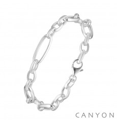 canyon-bracelet-argent-maillon ovale-bijoux totem