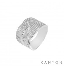 canyon-bague-argent 925-3 anneaux plats-bijoux totem.