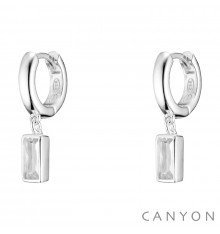 canyon-boucles d'oreilles-mini créoles-argent 925-bijoux totem.