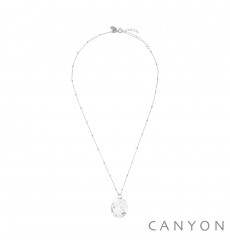 canyon france-collier-argent 925-petit ovale ajouré-bijoux totem.