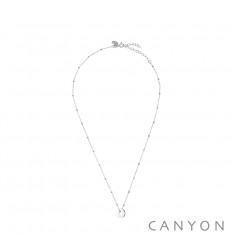 canyon france-collier-argent 925-rond évidé-bijoux totem.
