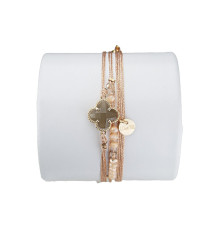 loetma-clover-bracelet-multi liens-réglable-nuage-bijoux totem