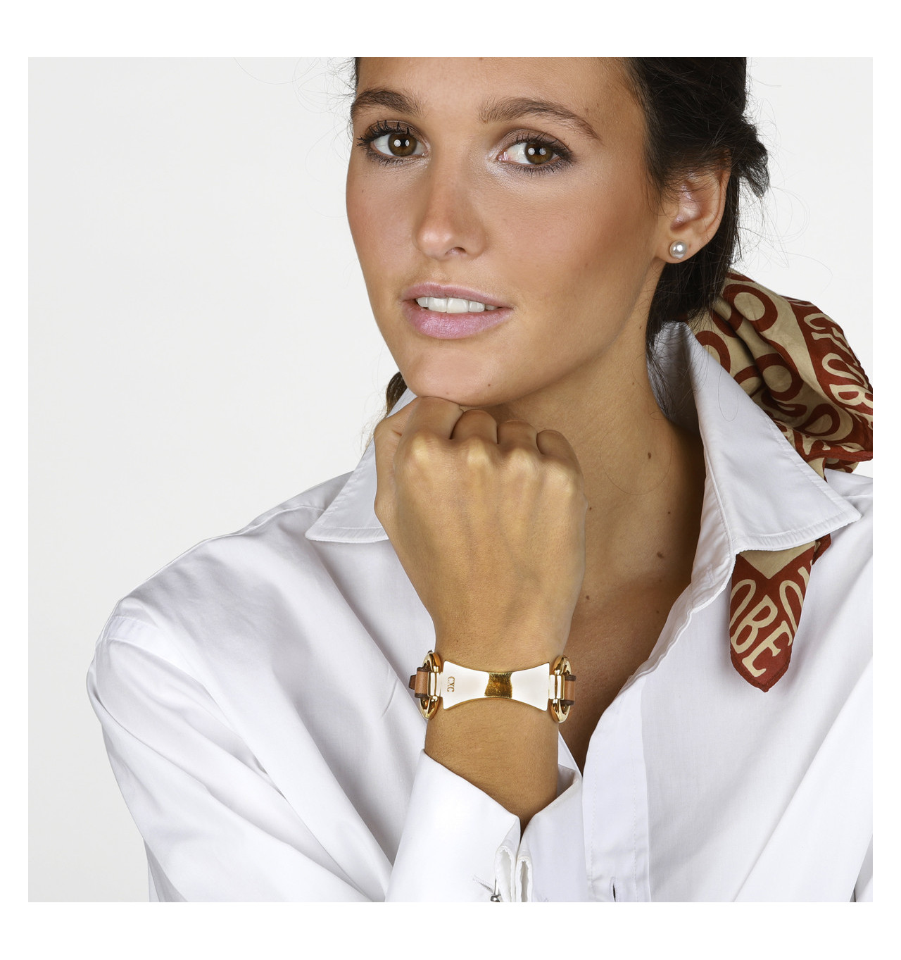 cxc-bracelet-sirocco-plaqué or-camel-bijoux totem