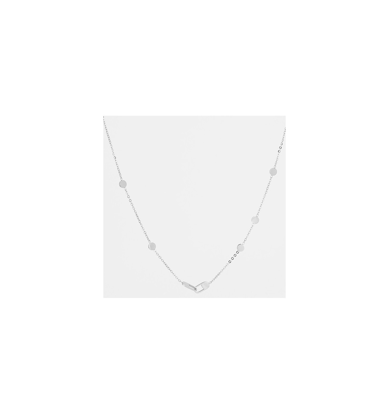zag-bijoux-collier-acier-argenté-bijoux totem.