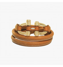 cxc-bracelet-mistral-3 tours-cuir-doré-bijoux totem