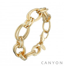canyon france-bracelet-argent-anneaux ovales-bijoux totem