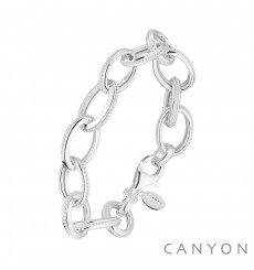 canyon france-bracelet-argent-maillon ovale-bijoux totem