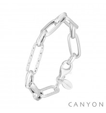 canyon france-bracelet-argent-maillon rectangulaires-bijoux totem