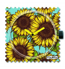 stamps-sunflower-cadran-montre-bijoux totem
