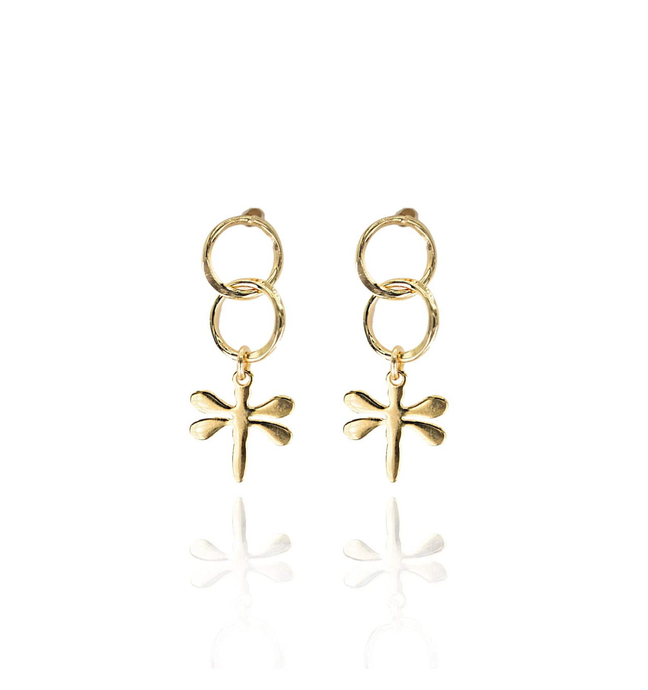 loetma-galaxie-boucles d’oreilles-libellule-bijoux totem