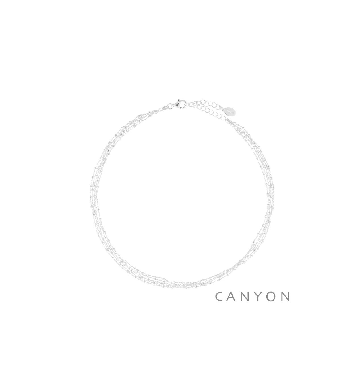 canyon france-collier-argent-multi-chaines-bijoux totem.