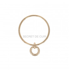 Secret de cuir-jonc-bracelet-donut-bijoux totem.