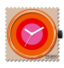 stamps-pink target -cadran-montre-bijoux totem