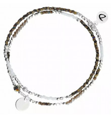 doriane-bijoux-argent 925-bracelet-extensible-2 tours-bijoux totem.