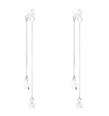 doriane-double chaine-argent 925-boucles d'oreilles-bijoux totem.