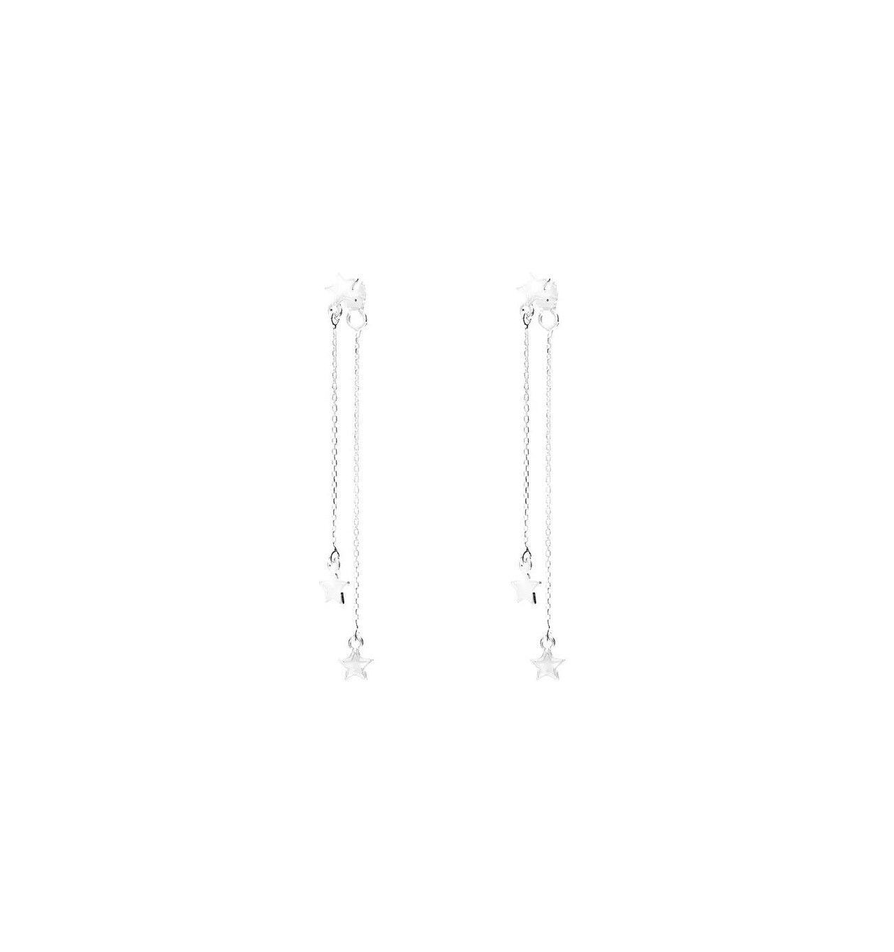 doriane-double chaine-argent 925-boucles d'oreilles-bijoux totem.
