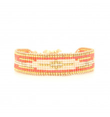 belle mais pas que-peach lovers-bracelet-ajustable-charly-bijoux totem
