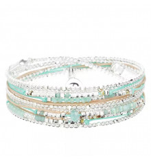 doriane-bijoux-argent 925-bracelet-extensible-multitours-bijoux totem.