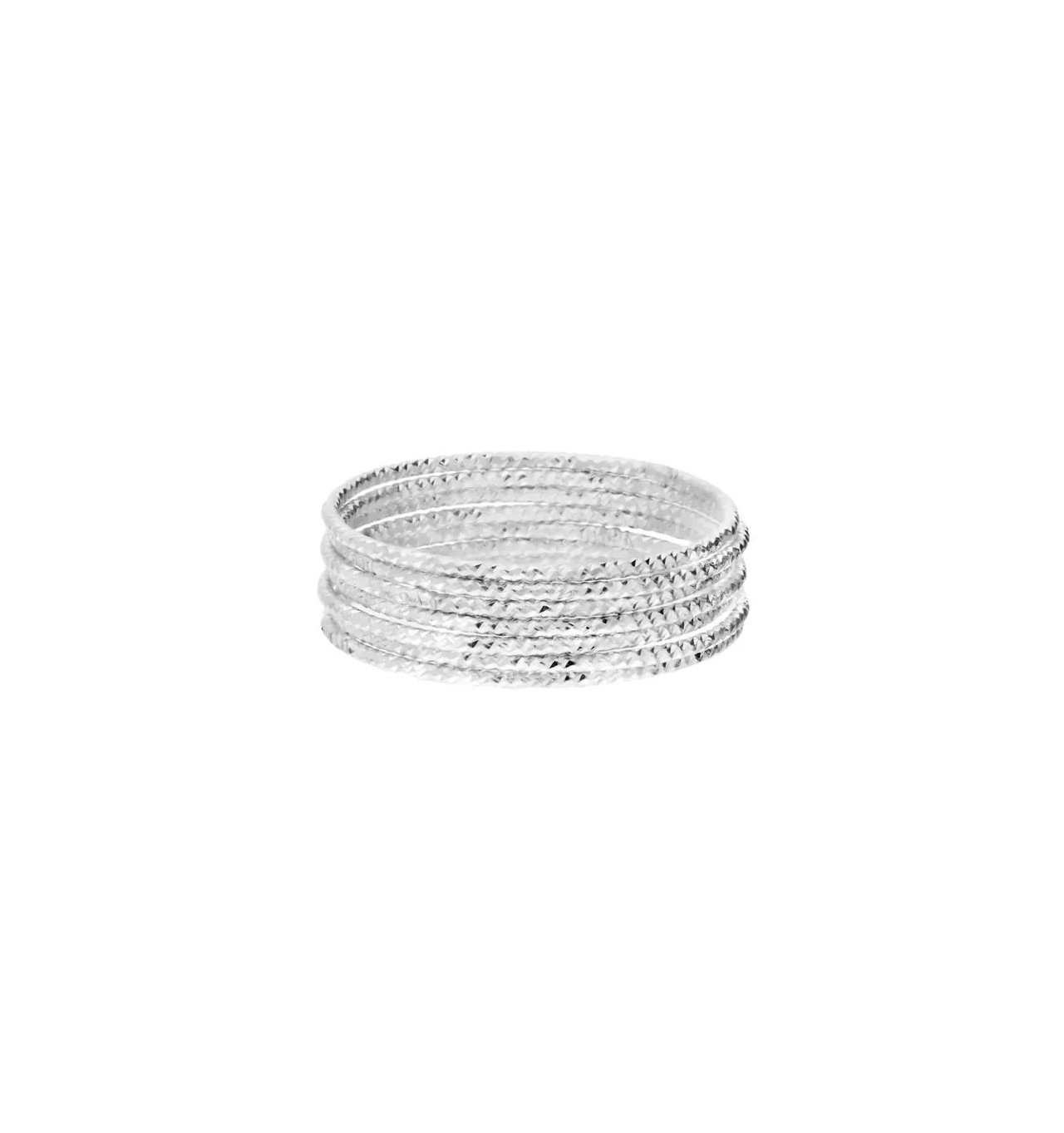 doriane-7 anneaux-élastique-Argent 925-bague-bijoux totem.