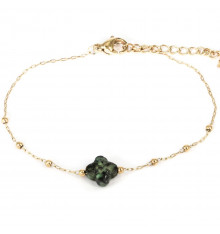zag-bijoux-velasquez-bracelet-acier-doré-turquoise-bijoux totem.