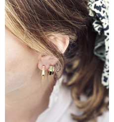 zag-bijoux-boucles d'oreilles-octa-acier-doré-bijoux totem.