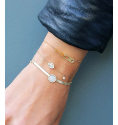 zag-bijoux-thalès-bracelet-acier-doré-bijoux totem.
