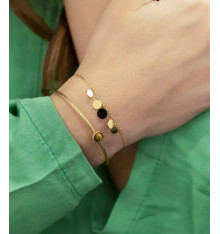 zag-bijoux-pluton-bracelet-acier-doré-bijoux totem.