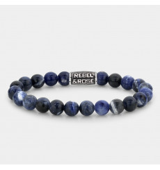 rebel and rose-midnight blue vintage-bracelet-extensible-sodalite-bijoux totem.