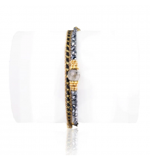 loetma-cécile-bracelet-multi tours-réglable-labradorite-bijoux totem