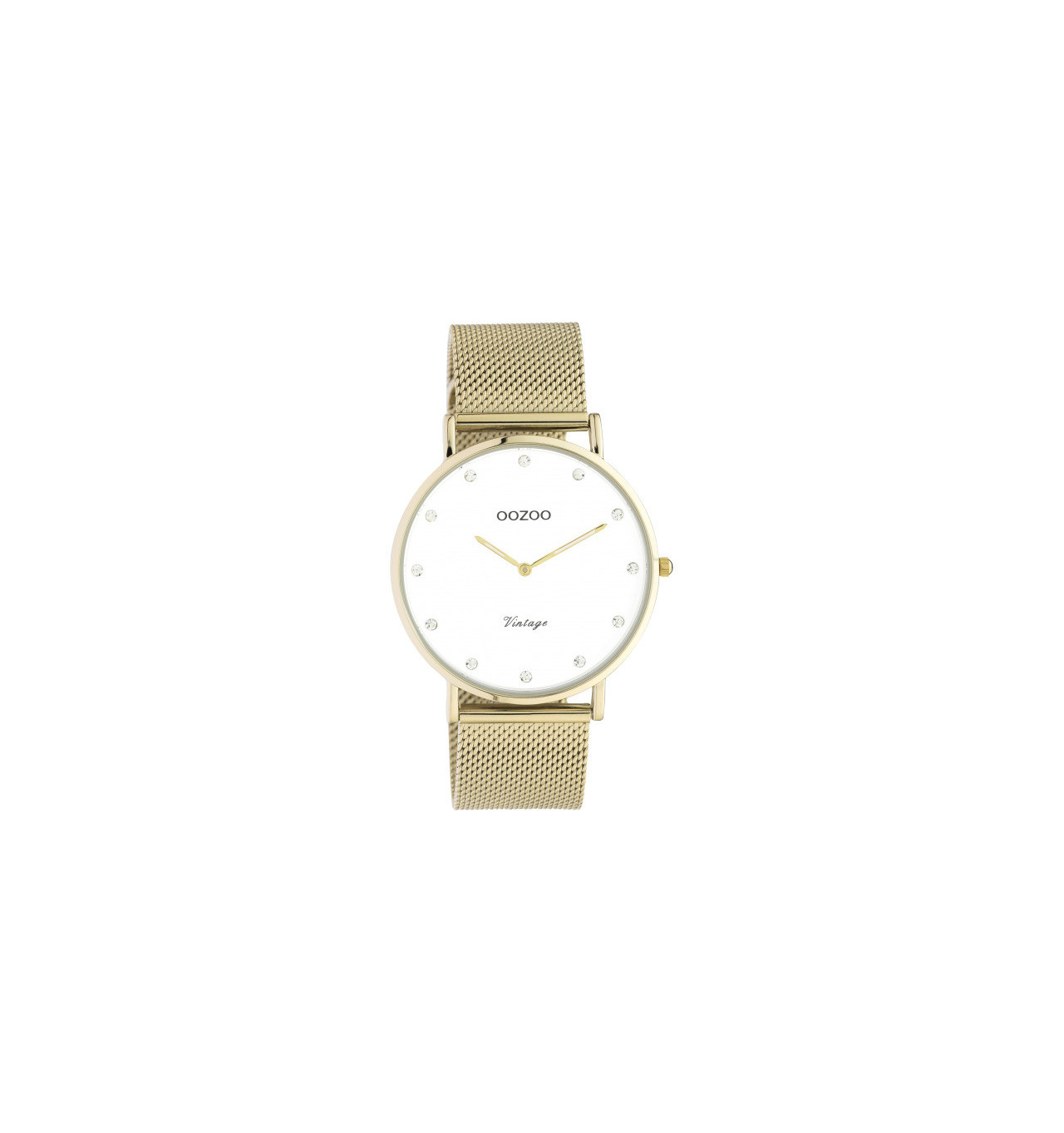 oozoo-montre-femme-acier-doré-bijoux totem