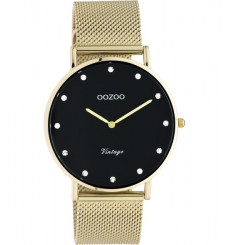 oozoo-montre-femme-acier-doré-bijoux totem