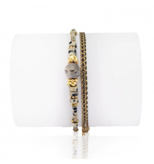 loetma-dalmatien-bracelet-multi tours-réglable-labradorite-bijoux totem