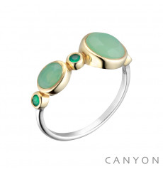 canyon france-bague-argent-onyx vert-bijoux totem.