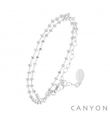 canyon france-bracelet-argent-deux rangs-bijoux totem