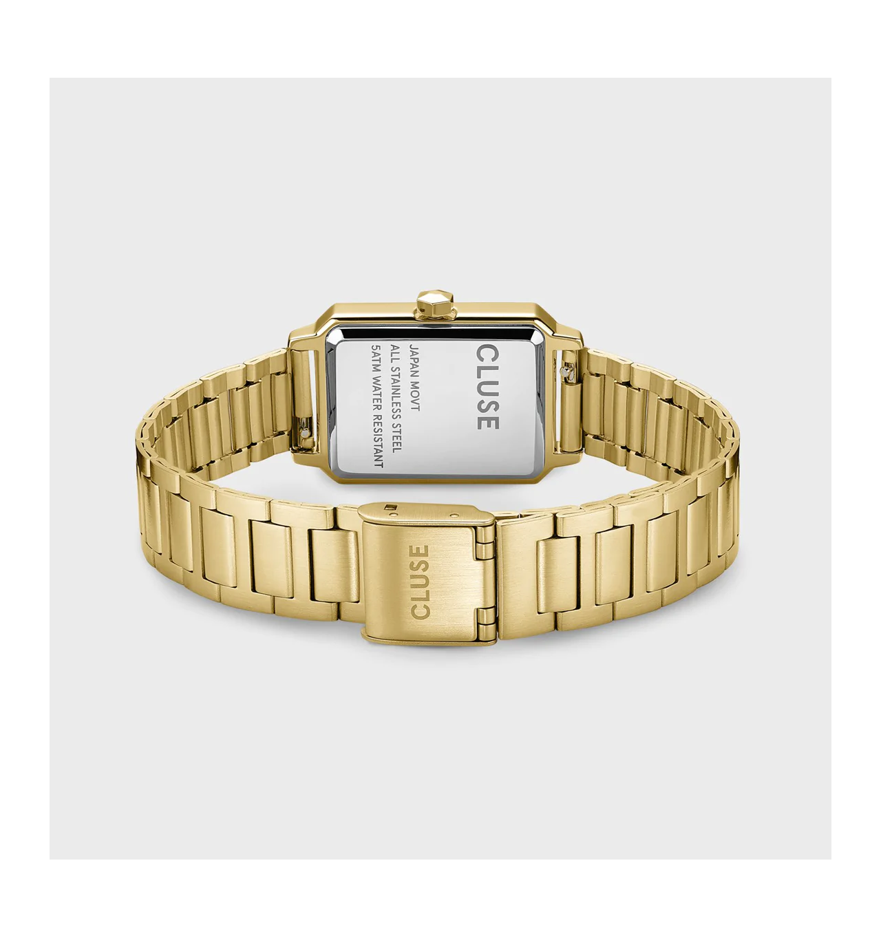 cluse-fluette-montre-femme-acier-doré-vert-bijoux totem