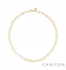 canyon france-collier-chaine-laiton-doré-bijoux totem.