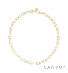 canyon france-collier-chaine-laiton-doré-bijoux totem.