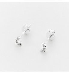 canyon france-boucles d'oreilles-lune-argent-bijoux totem.