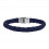 elden paris-hector-bracelet homme-acier-cuir-marine-bijoux totem